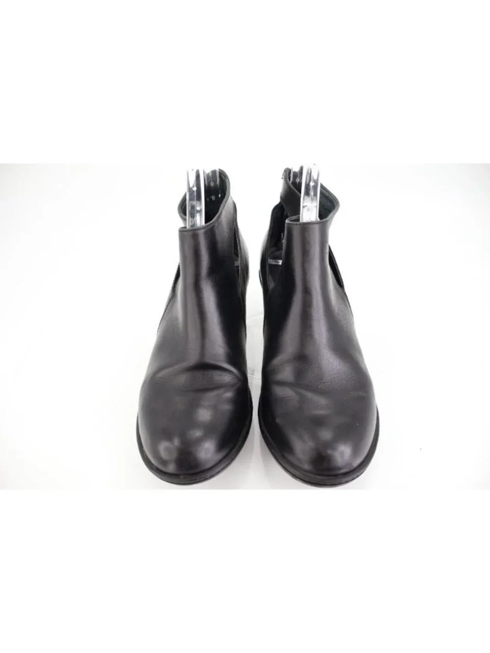 Dansko Women's Bonita Boots Size 38 7.5 Heel Black Leather Comfy Bootie Zip Up